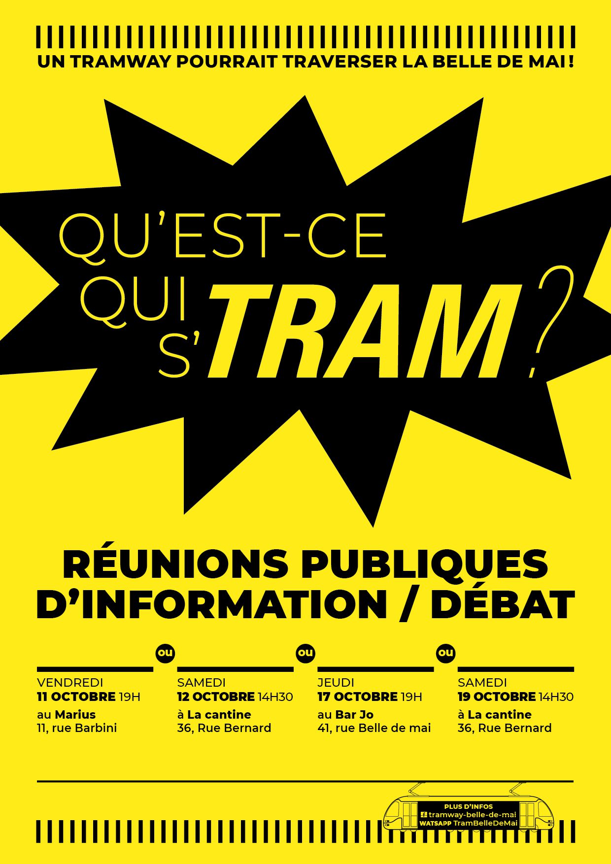 affiche tram